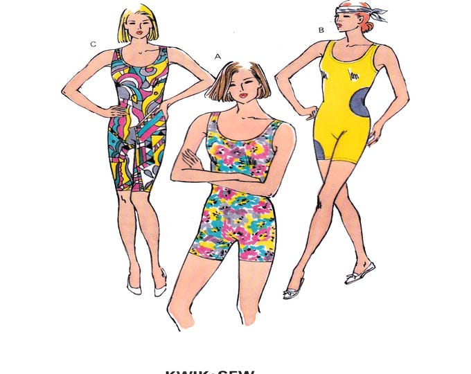 Work Out Pattern Kwik Sew 2109 UNCUT Exercise, Yoga, Gymnastic, Dance Workout ...