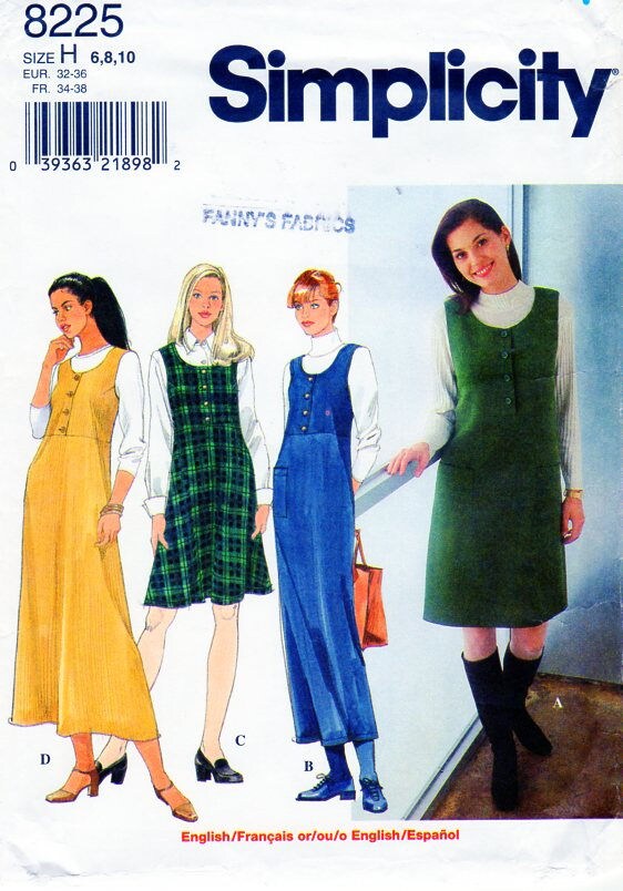 Women Jumper Dress Sewing Pattern 