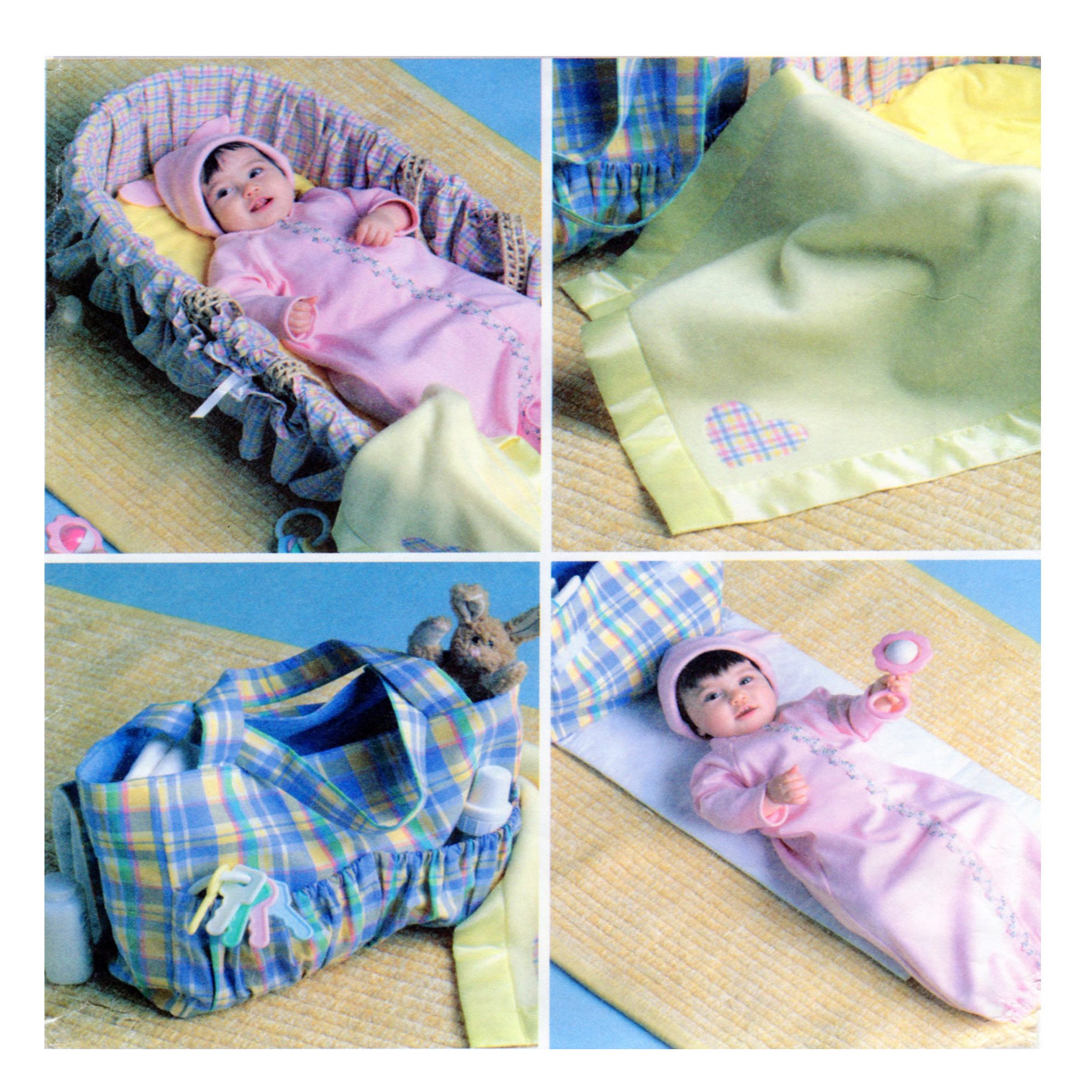 Butterick 4111 Baby Basket Carrier Sewing Pattern Baby Etsy Canada