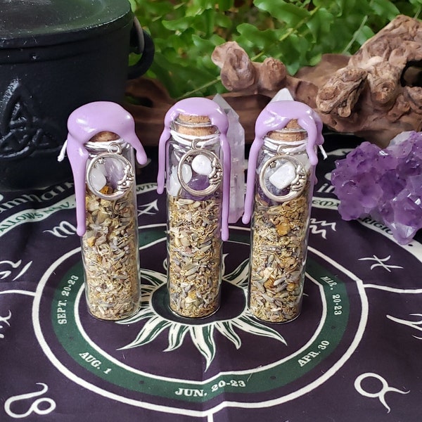 Sweet Dreams Spell Jar | Protection from Nightmares | 20ml Witch Bottle | Ritual Spell | Apothecary | Witchcraft | Spiritual Tool | Curio
