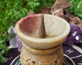 Protection Incense Cones | Banishing Cleansing Warding | Handmade Cone Incense | Ritual Spell | Apothecary | Witchcraft | Spiritual Curio