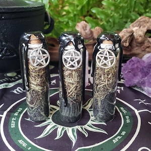 Protection Spell Jar Banishing Cleansing Warding Witch Bottle Ritual Spell Apothecary Witchcraft Spiritual Tool Curiosity image 1