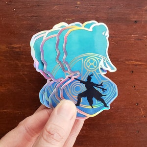 Beauregard Critical Role Holographic Sticker | Art Print | Watercolor Painting | Critter CR Fanart D&D | Glossy Vinyl Sticker | Stationary