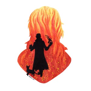 Caleb Critical Role Art PRINT | Giclée | Original Watercolor Painting | Home Decor Wall Art | Critter CR Fanart | D&D Art | Mighty Nein M9
