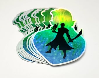 Fjord Critical Role Sticker: Holographic Vinyl, Art Print, D&D Fanart