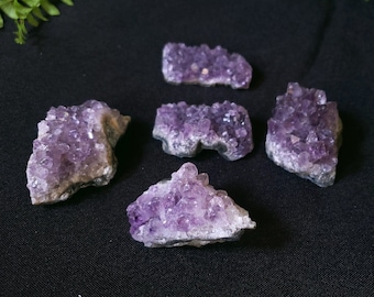 Small Amethyst Clusters | Natural Raw Crystals | Geode | Purple Gemstone