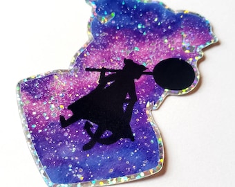 Jester Critical Role Glitter Sticker: Vinyl, Art Print, Watercolor Fanart
