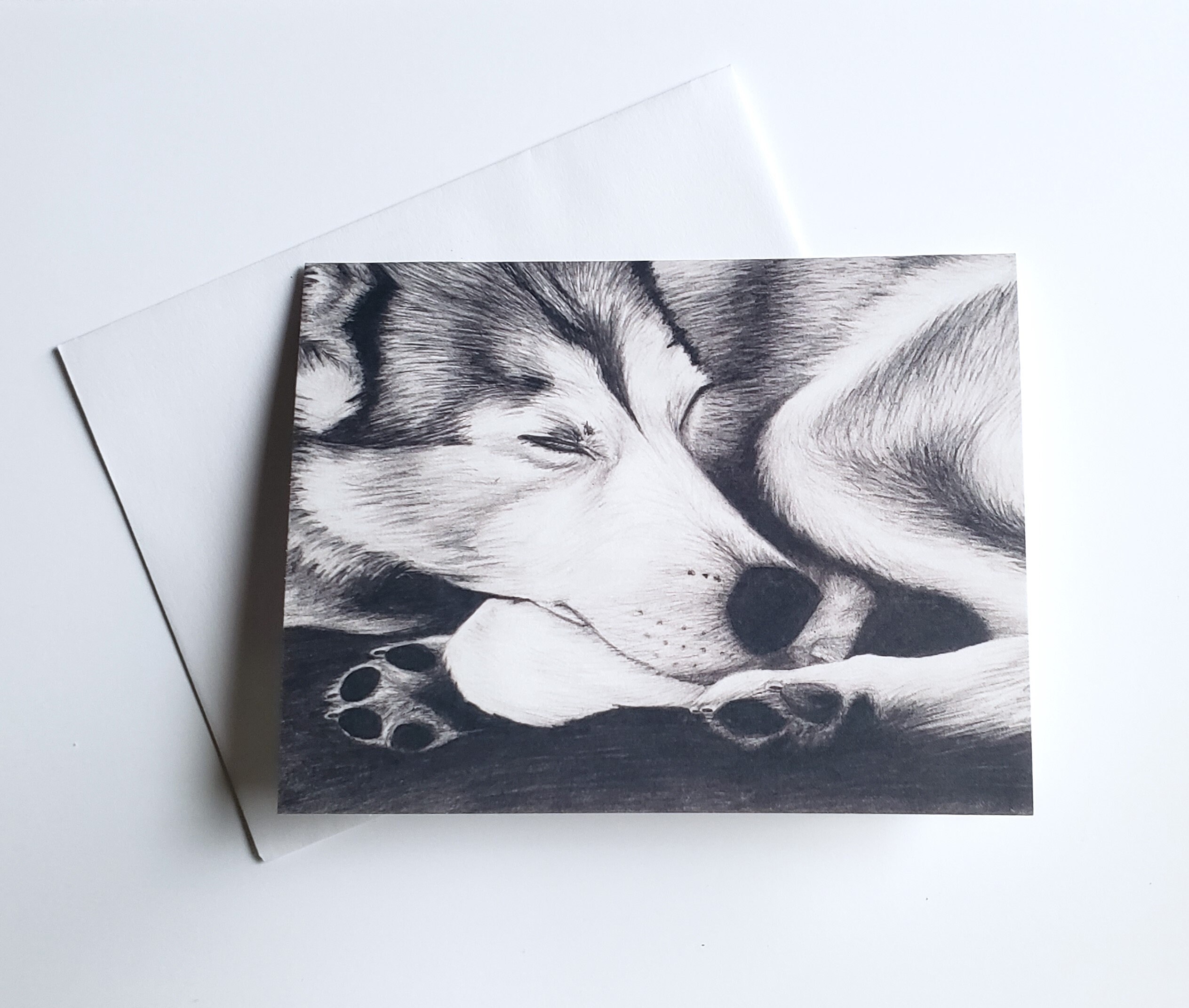 【才蔵ページ】鉛筆画 ご依頼 犬 ハスキー 手描き イラスト 2Lサイズ 才蔵ページ】鉛筆画 ご依頼 犬 ハスキー 手描き イラスト 2L