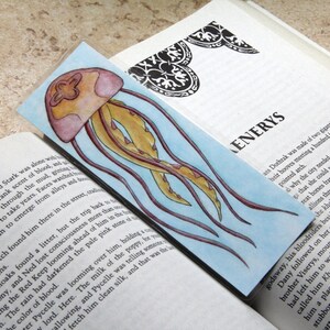 3 Ocean Life Art Bookmarks | Laminated Art Print | Watercolor Painting ...