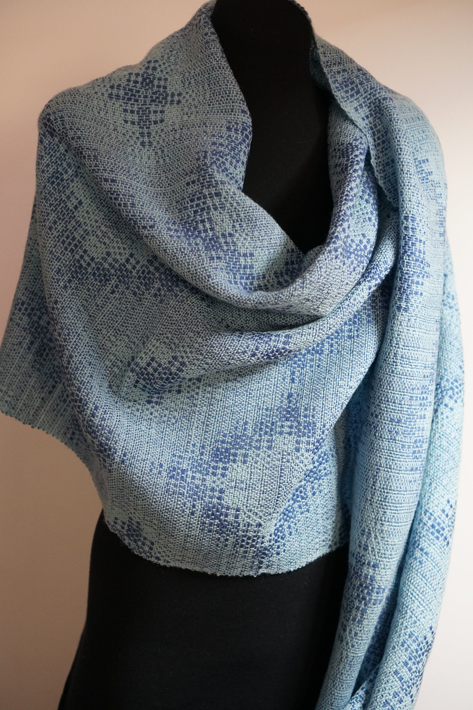 Handwoven 100 Merino Wool Shawl Wrap Etsy