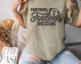 Customized Football Shirt, Mom Gift, Football Mom Game Day Shirt, Football Season Game Shirt, Football Team Shirt Comfort Colors