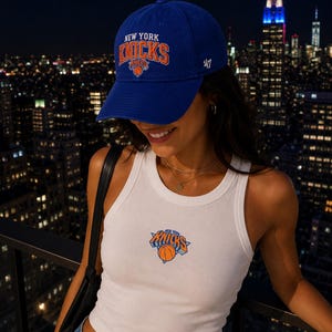 New York Basketball Tank-Top | NY Basketball-Fan-Shirt | Playoff-Spieltag Tank | Racer Tanktop | Sport Mom Basketball Top | NYC Fan Geschenk