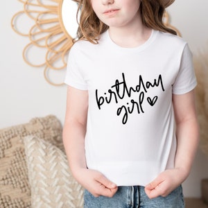Birthday Girl Shirt, 10th Birthday Shirt for Girls, 9th Birthday Shirt for Girls, 8th Birthday Shirt for Girls, 7th Birthday Shirt for Girls