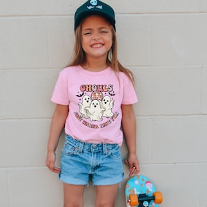 Spookie Ghost Shirt für Mädchen für Halloween, Ghouls Just Wanna Have Fun Vintage Halloween Geister Shirt, niedliches Spooky Ghosts Shirt Kleinkind