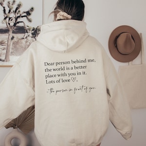 VSCO Preppy Aesthetic Crewneck Aesthetic Trendy Kindness Clothes for Teens Oversized Sweatshirt Y2K VSCO Positive Quote Hoodie Crewneck