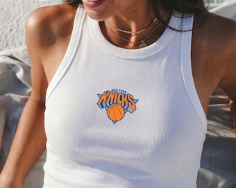 New York Basketball Tank-Top | NY Basketball-Fan-Shirt | Playoff-Spieltag Tank | Racer Tanktop | Sport Mom Basketball Top | NYC Fan Geschenk