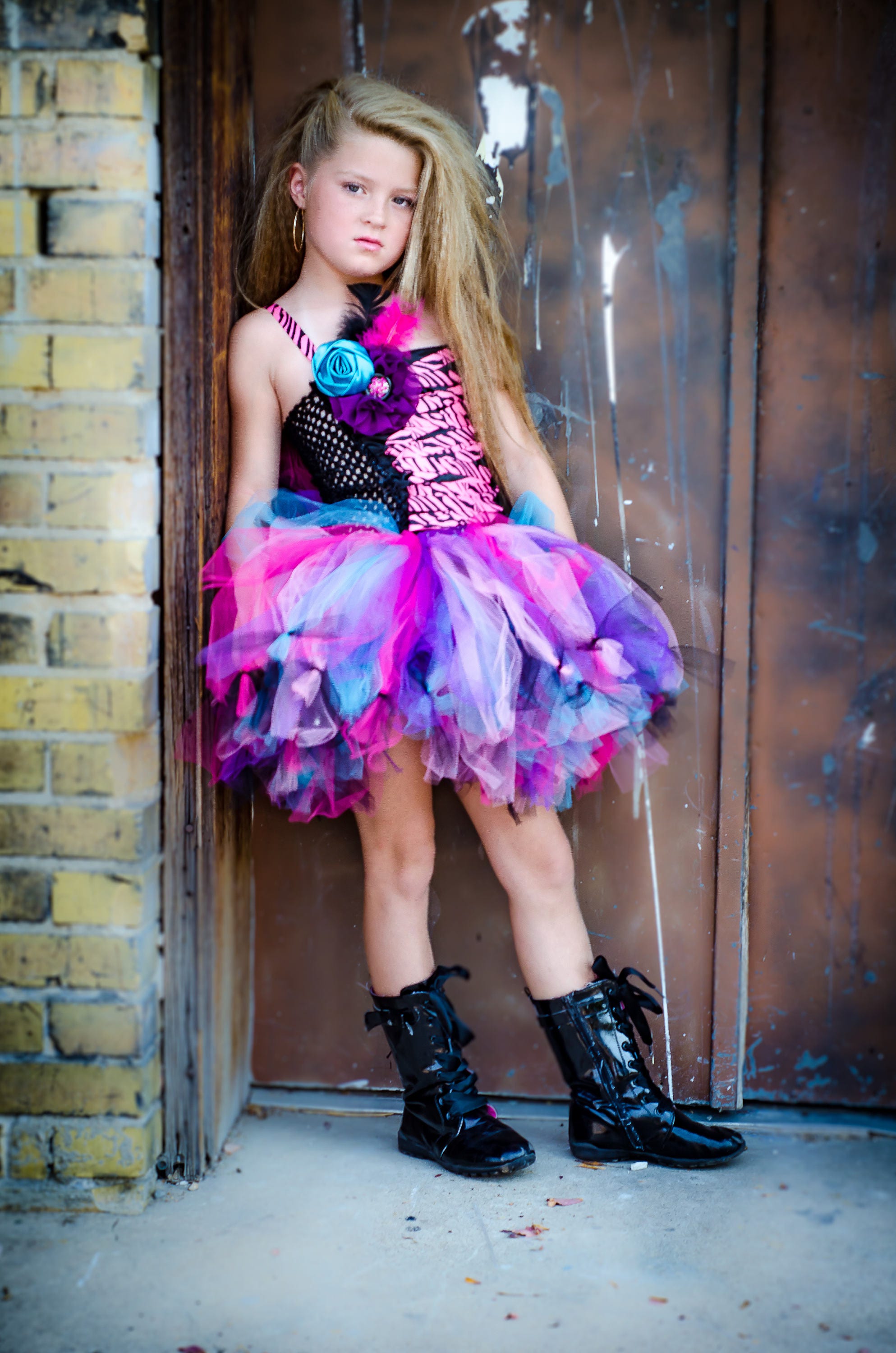 Rockstar Birthday Outfit Rocker Tutu Costume Rockstar Tutu Etsy