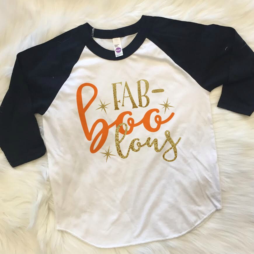 Fab Boo Lous Camisa Fabboolous Halloween Ninas Camiseta Etsy - plantilla de ropa de halloween roblox