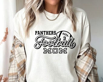 Customized Football Shirt, Mom Gift, Football Mom Game Day Shirt, Football Season Game Shirt, Football Team Shirt Comfort Colors