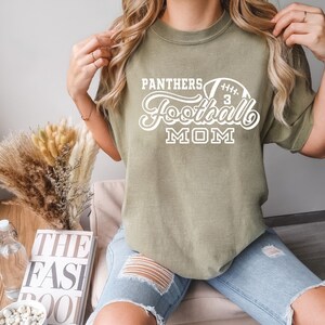 Customized Football Shirt, Mom Gift, Football Mom Game Day Shirt, Football Season Game Shirt, Football Team Shirt Comfort Colors