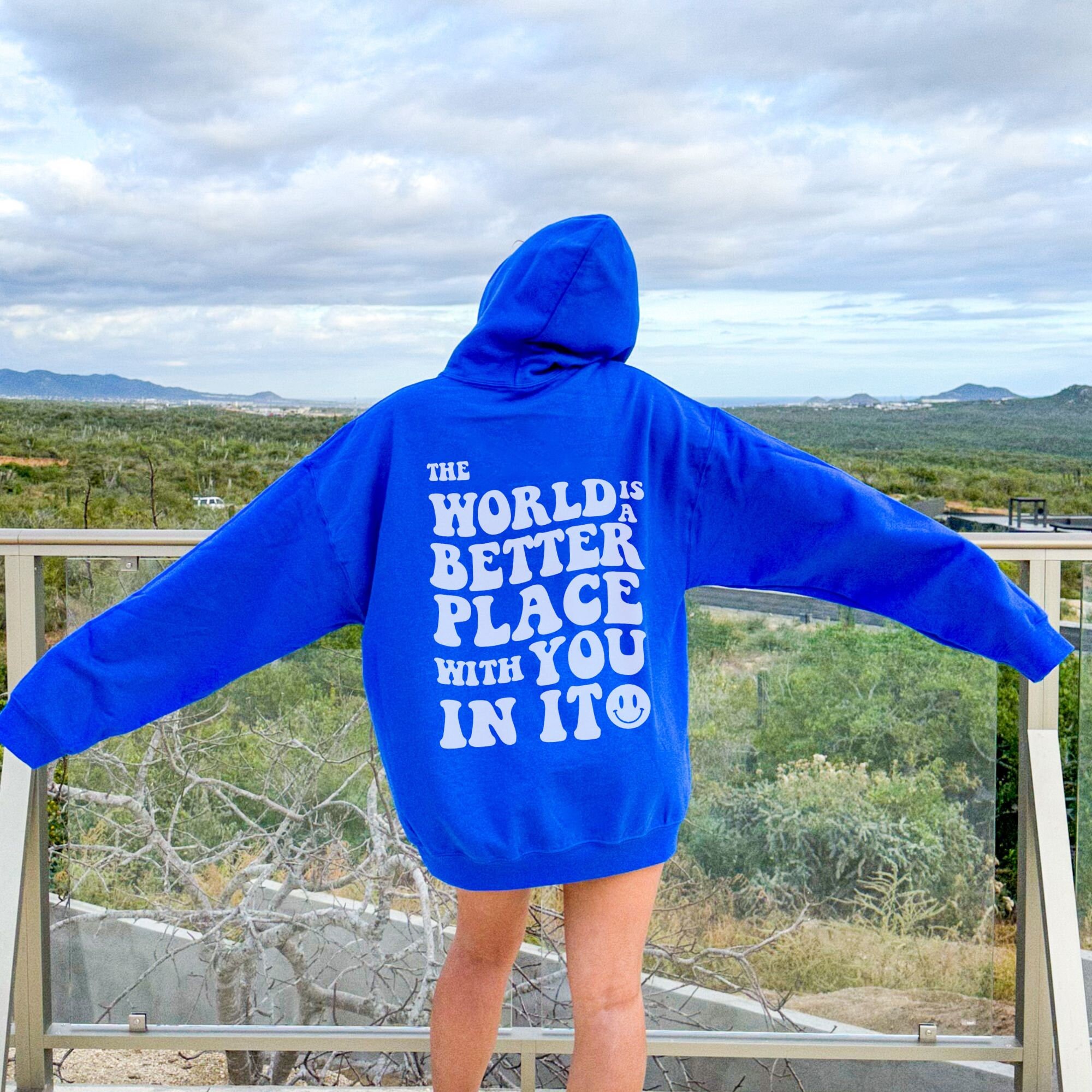 Aesthetic Hoodie Message Back Etsy Canada