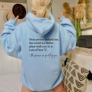 VSCO Preppy Aesthetic Crewneck Aesthetic Trendy Kindness Clothes for Teens Oversized Sweatshirt Y2K VSCO Positive Quote Hoodie Crewneck