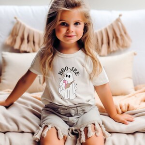 Halloween niedliches Geist-T-Shirt, Halloween-Geist-Shirt, Mädchen Boo jee Spookie-Geist-Shirt, Geist mit Stanley Cup-Shirt, Spooky Vibes Shirt