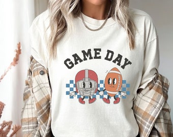 Football Mom Gift, Football Mom Game Day Shirt, Football Season Game Shirt, Customized Football Shirt, Football Team Shirt Comfort Colors
