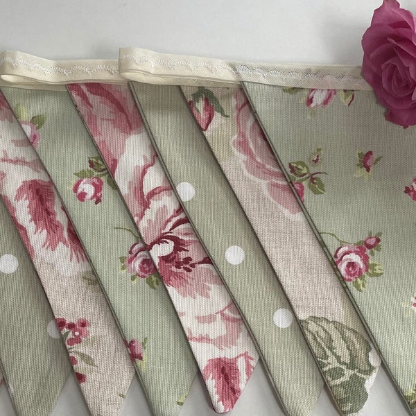Shabby Chic Bunting Etsy