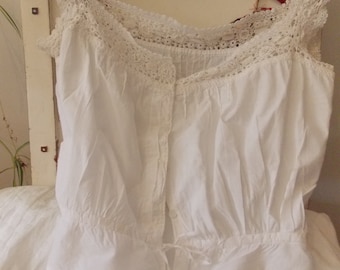 Vintage Cotton and Lace Camisole