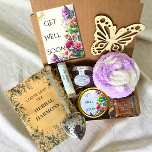 Get well soon care package for women, Surgery Recovery, Surgery Gift, Recovering from Illness, Get Well Gift Box, Get Well Soon Gift Box