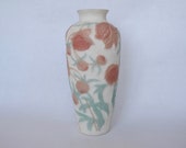 Phoenix Consolidated Glass Large Vase - Chrysanthemums