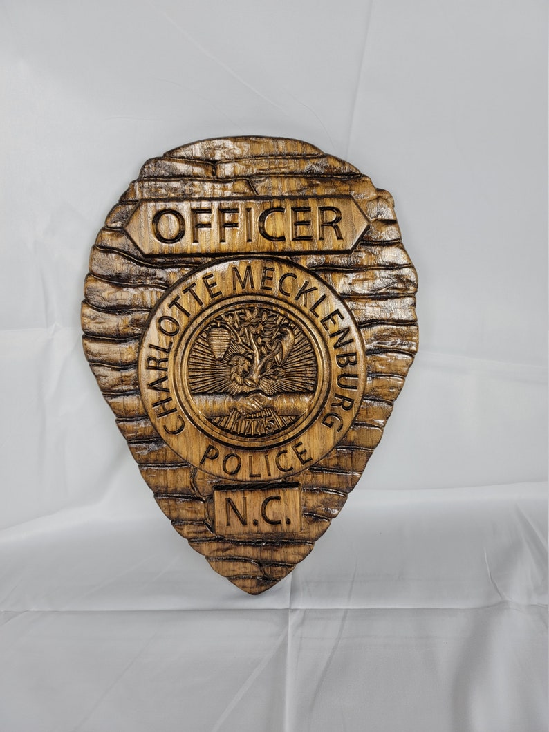 Charlotte Mecklenburg North Carolina Police Badge - Personalized Badge ...