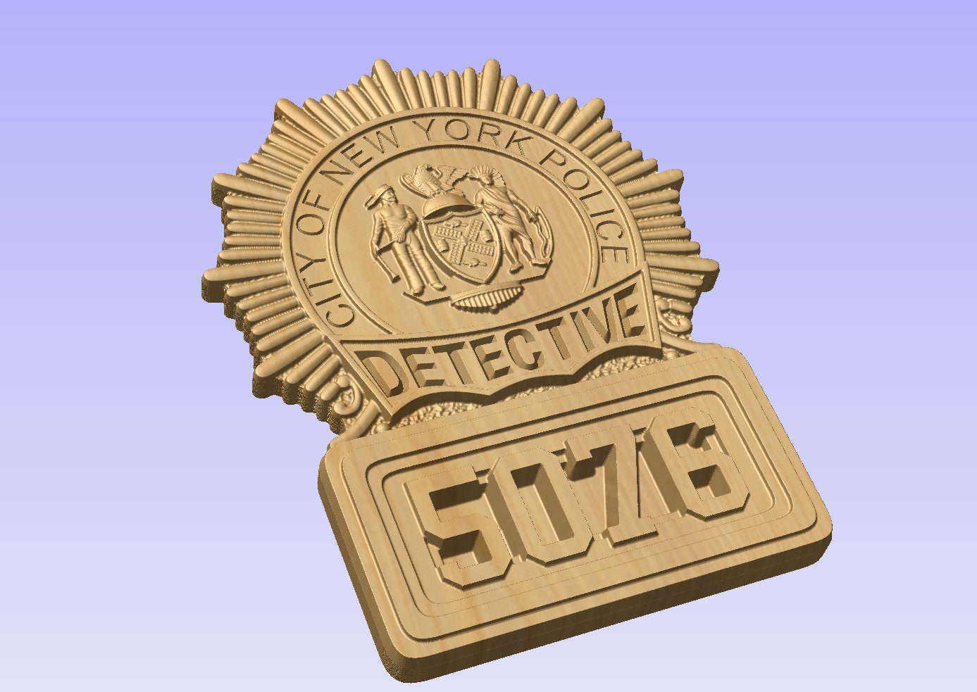 Detective shield nypd