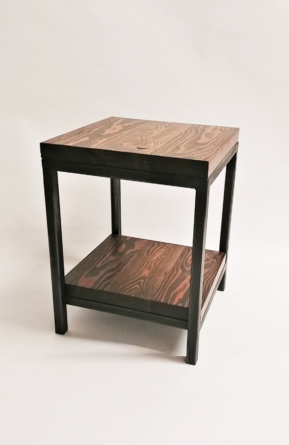 Solid Wood Side Table End Table Bare Design Etsy UK