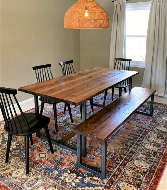 The Lentini Dining Table Ships To Lower, Handmade Dining Room Tables