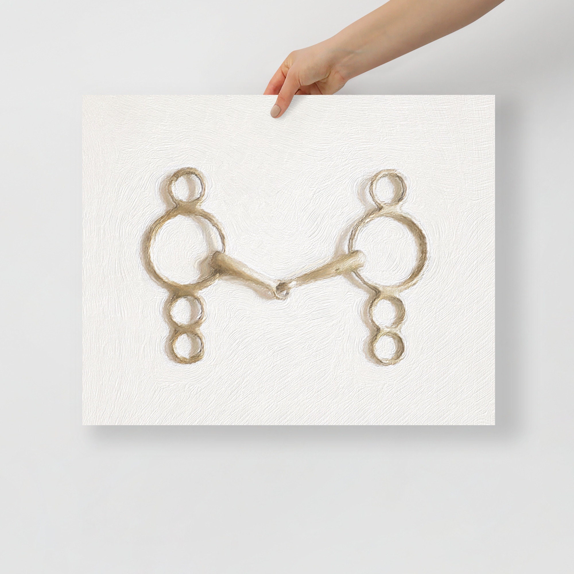 Elevator Horse Bit Painting Print: Equestrian Home Decor - Etsy