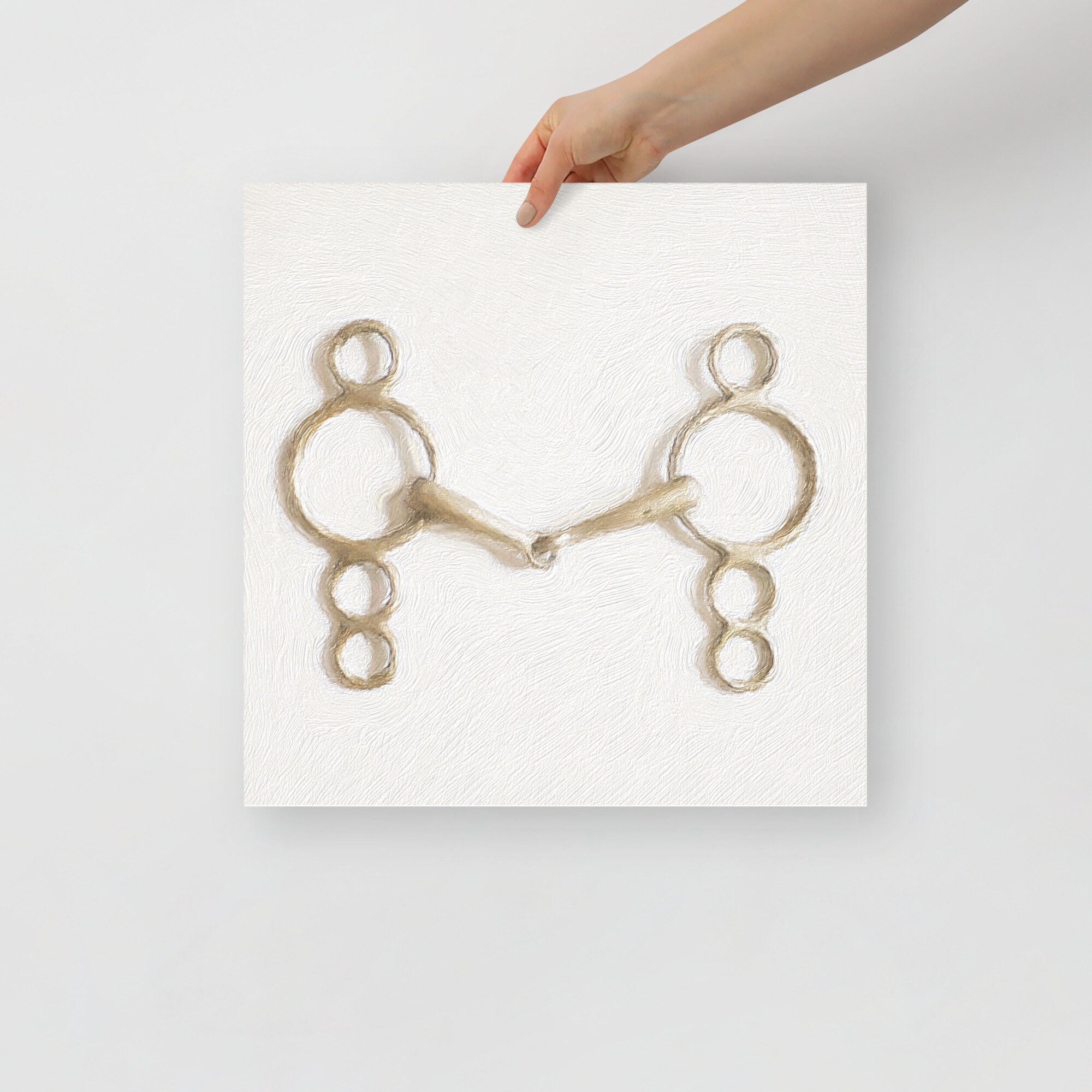 Elevator Horse Bit Painting Print: Equestrian Home Decor - Etsy