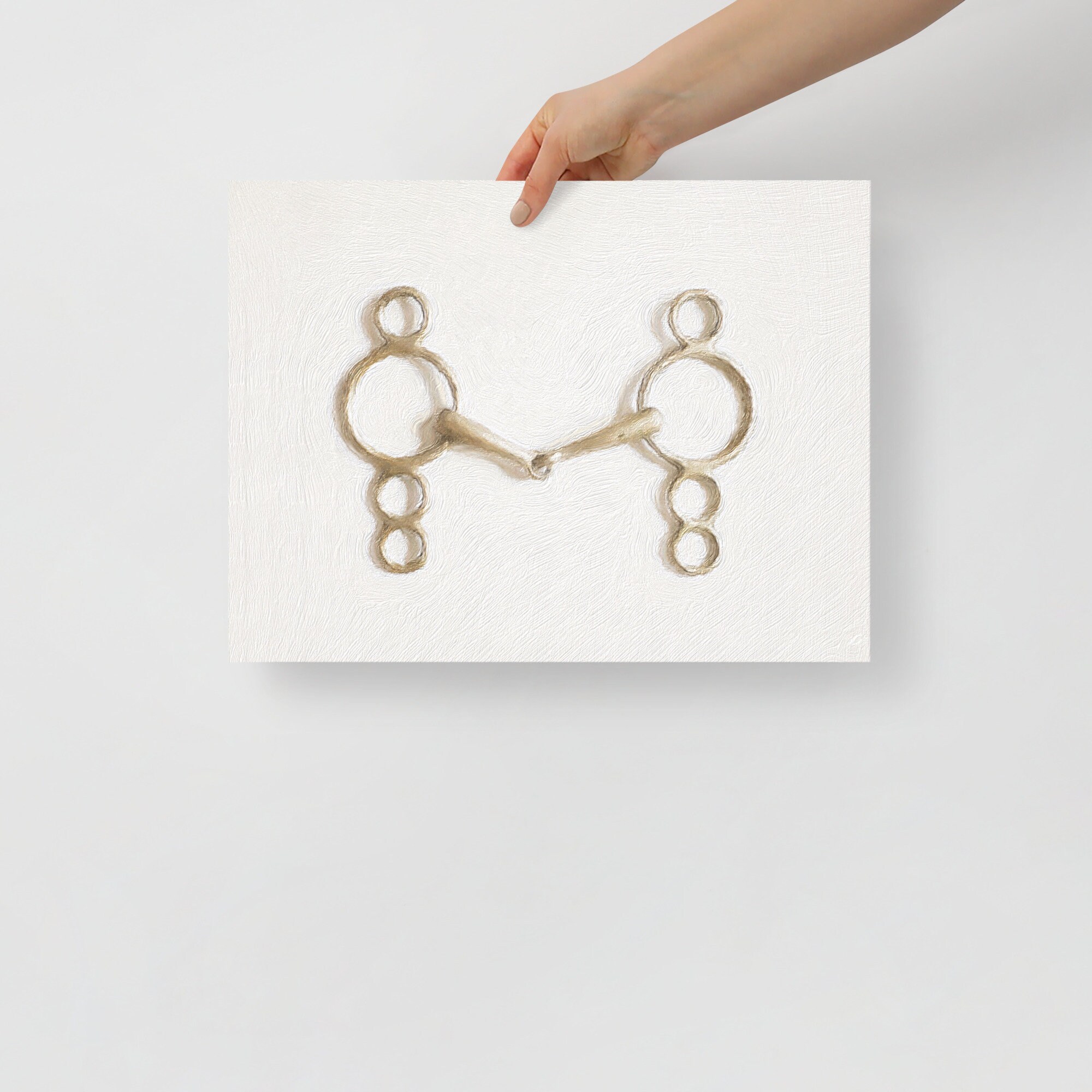 Elevator Horse Bit Painting Print: Equestrian Home Decor - Etsy