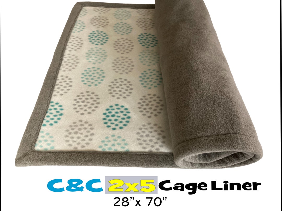 c-c-fleece-cage-liner-2x5-absorbent-fleece-liner-guinea-etsy