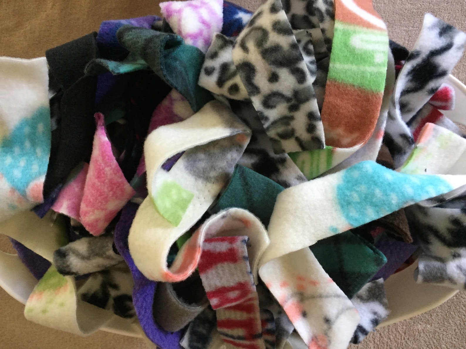 Fleece Strips Nesting Strips Fleece Scraps Burrowing Etsy