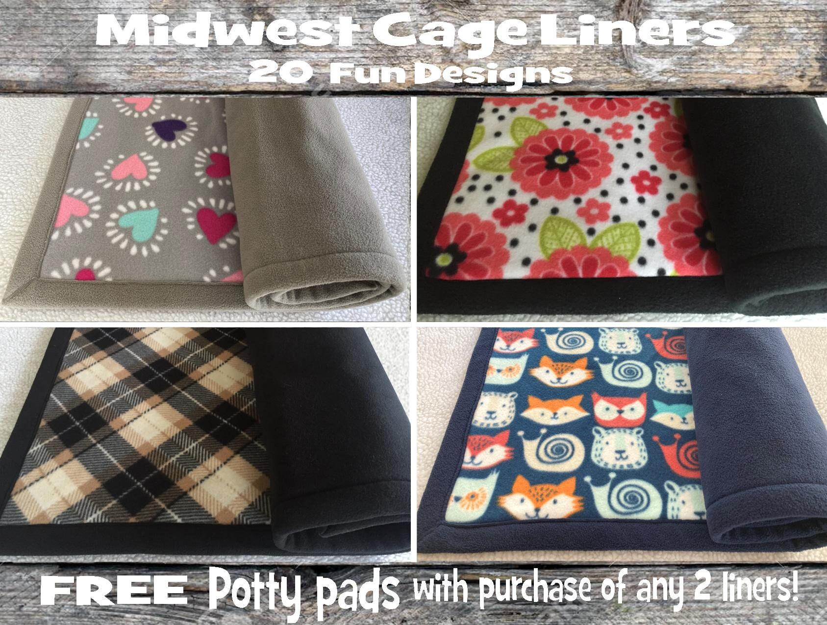 midwest cage fleece liner