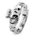 Unisex Sterling Silver UUS-6341 Claddagh Ring 