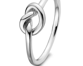 Love Knot Promise Ring - Sterling Silver ULS-15255