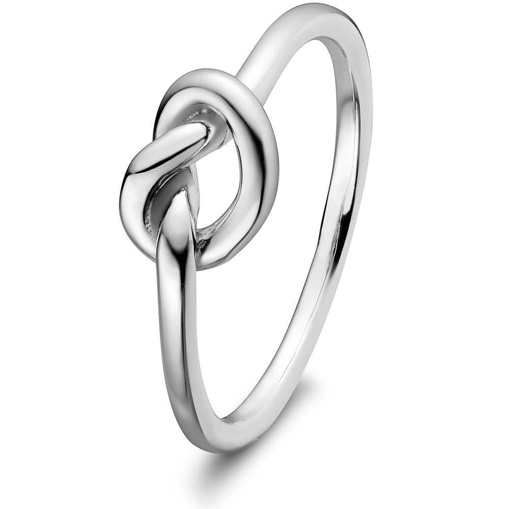 Liebe Knoten Versprechen Ring - Sterling Silber ULS-15255
