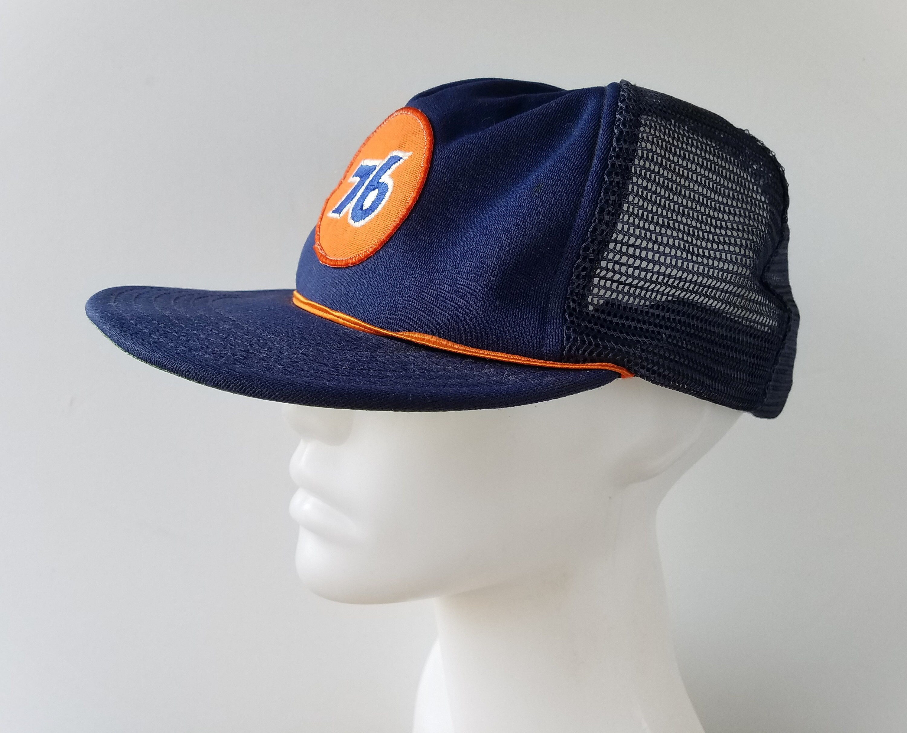 Vintage 80s UNION 76 Trucker Hat - Made in USA by Unitog Vintage 80s UNION 76 Trucker Hat - Made in USA by Unitog