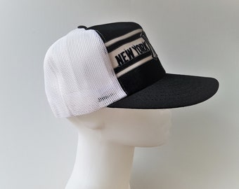 帽子 NY Yankees 80's Trucker Hat Dead Stock Vintage 70s 80s New York YANKEES Snapback Hat Mesh Trucker