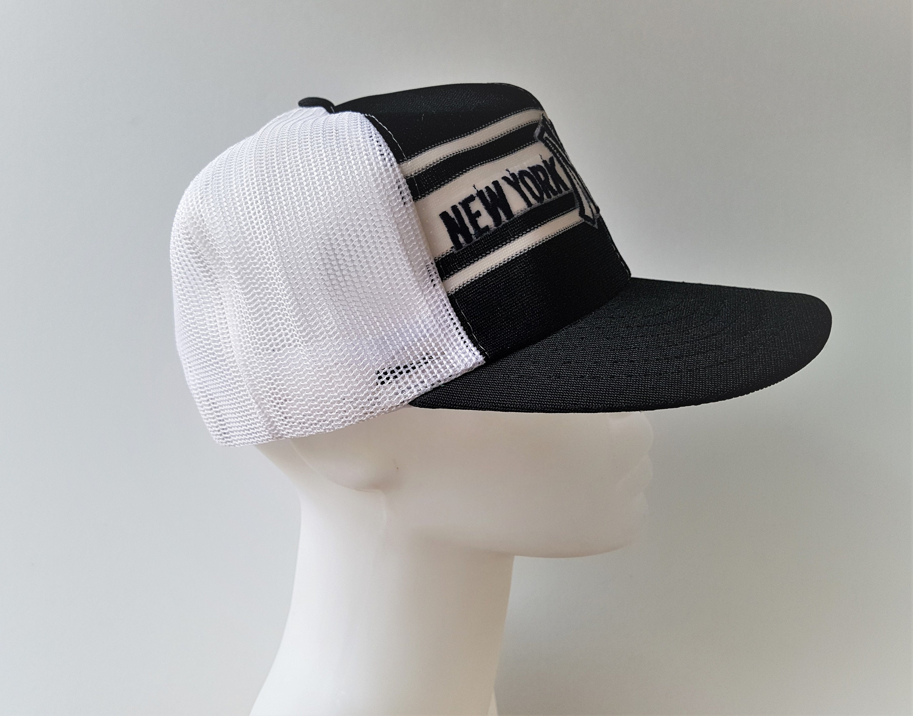 Vintage 70s 80s New York YANKEES Snapback Hat Mesh Trucker