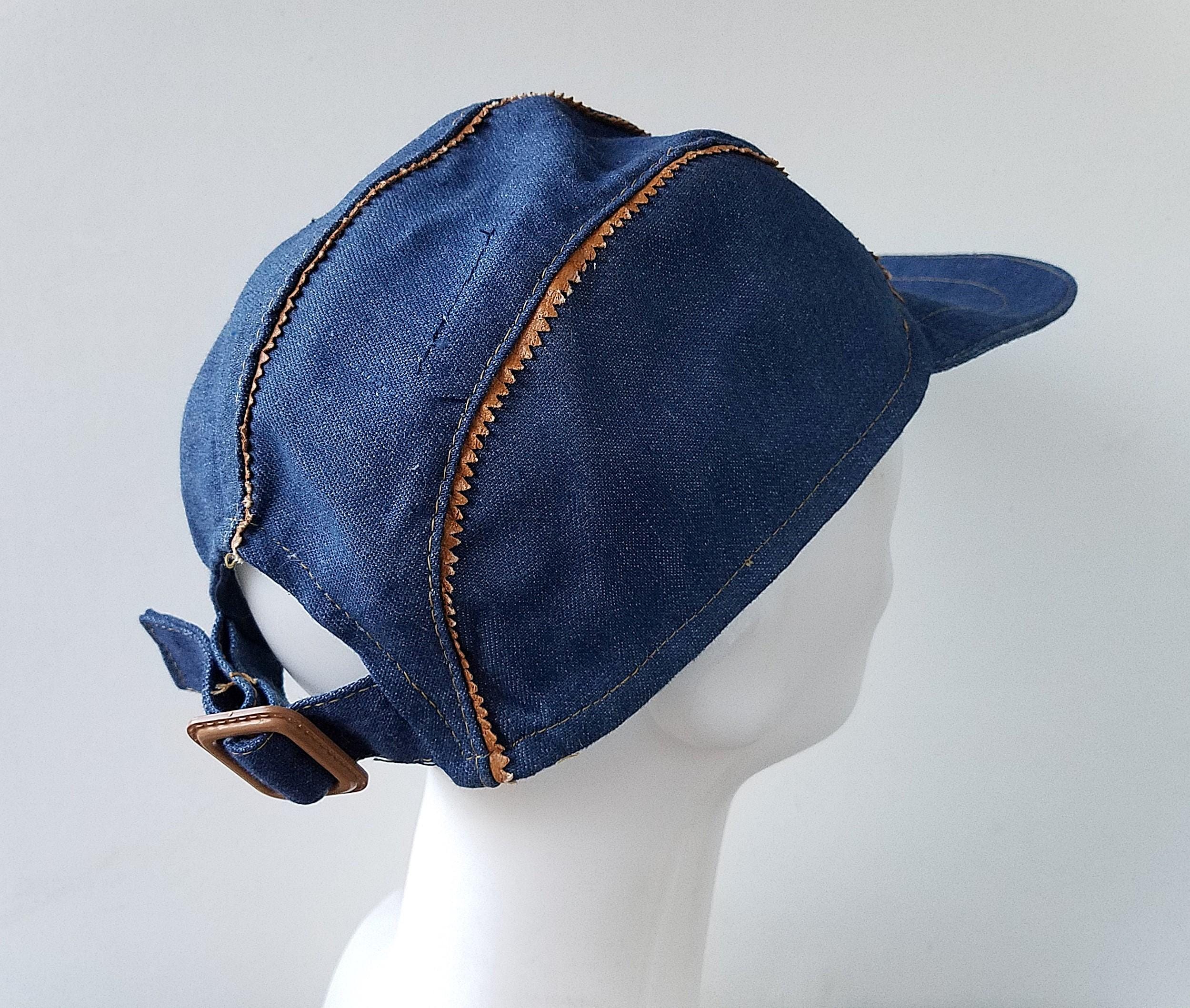 Chapeau En Denim Rétro Délavé Unisexe, Casquette Pliable En Coton