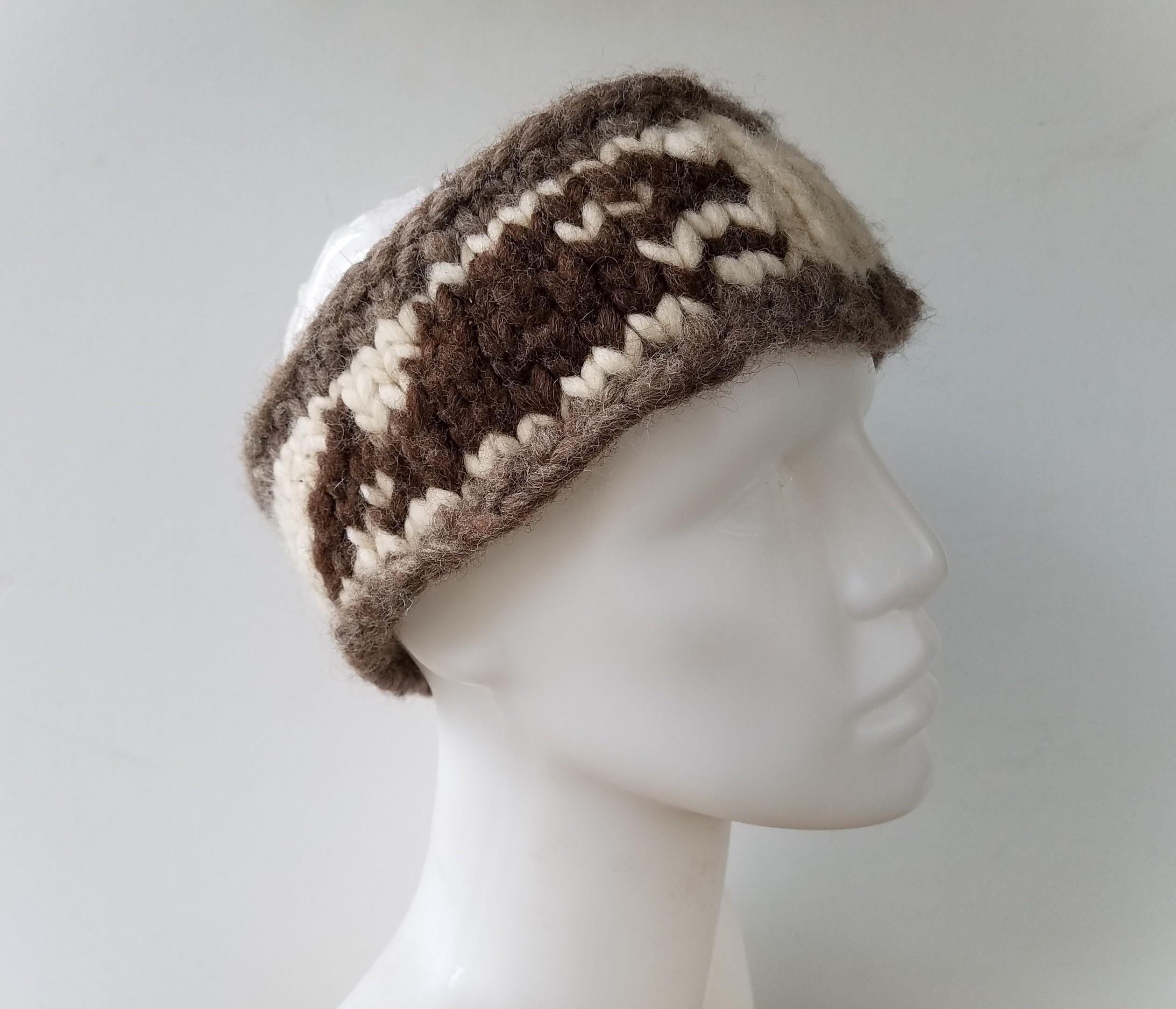 Handmade coast Salish, authentic Cowichan hat toque 100% Wool Cowichan Knit Toque | Cheryl main image 3